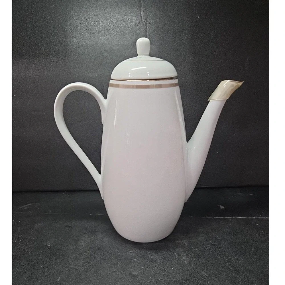 St Regis Fine China Coffee Tea Pot‎ #102, Vtg Japan Porcelain Server, Tableware